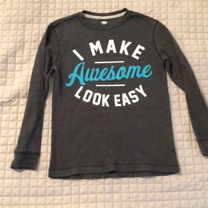Boys medium long sleeve old navy thermal